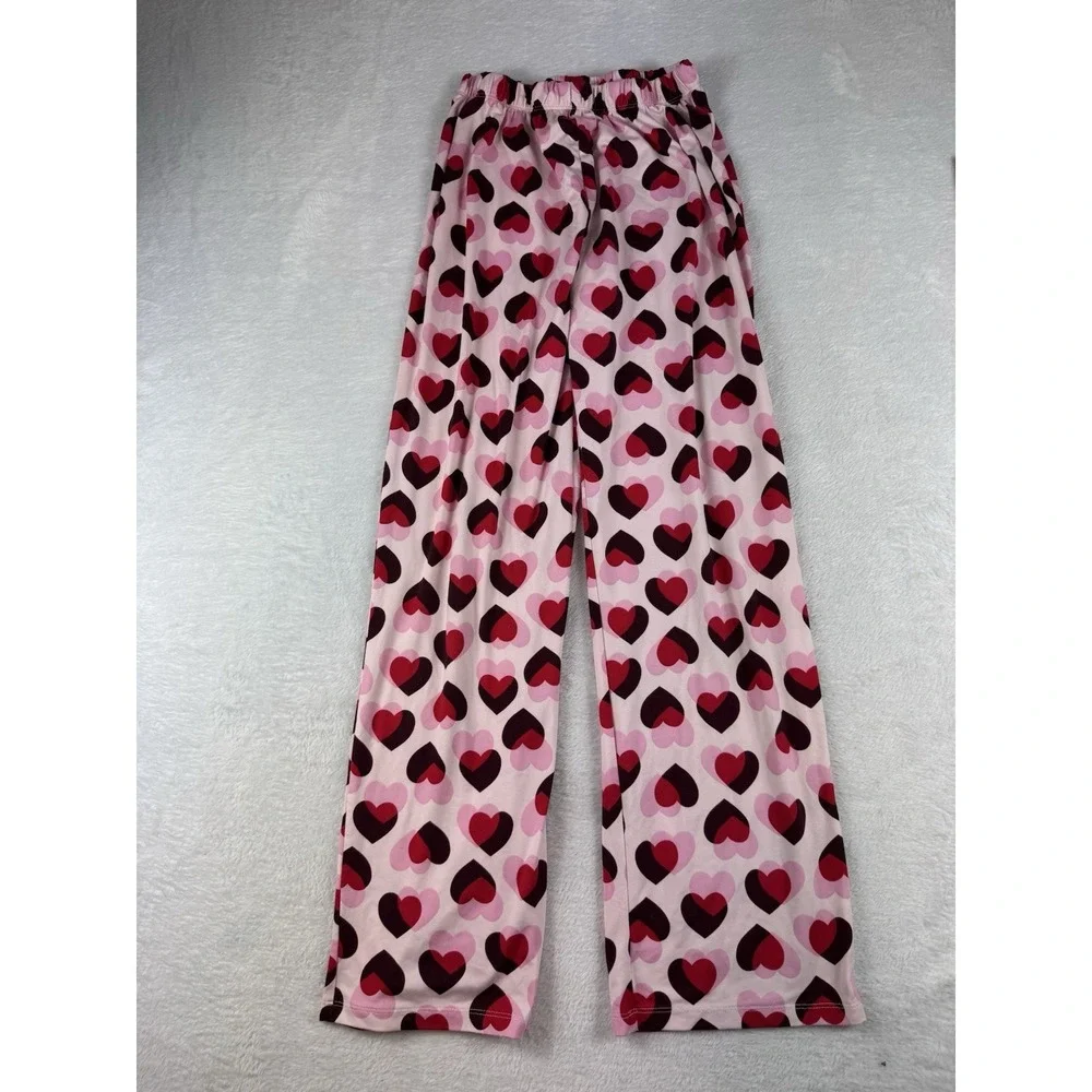 Kate Spade New York Sleep PJ‎ Pajama Set Sizer Small Hearts Prints C089 -6
